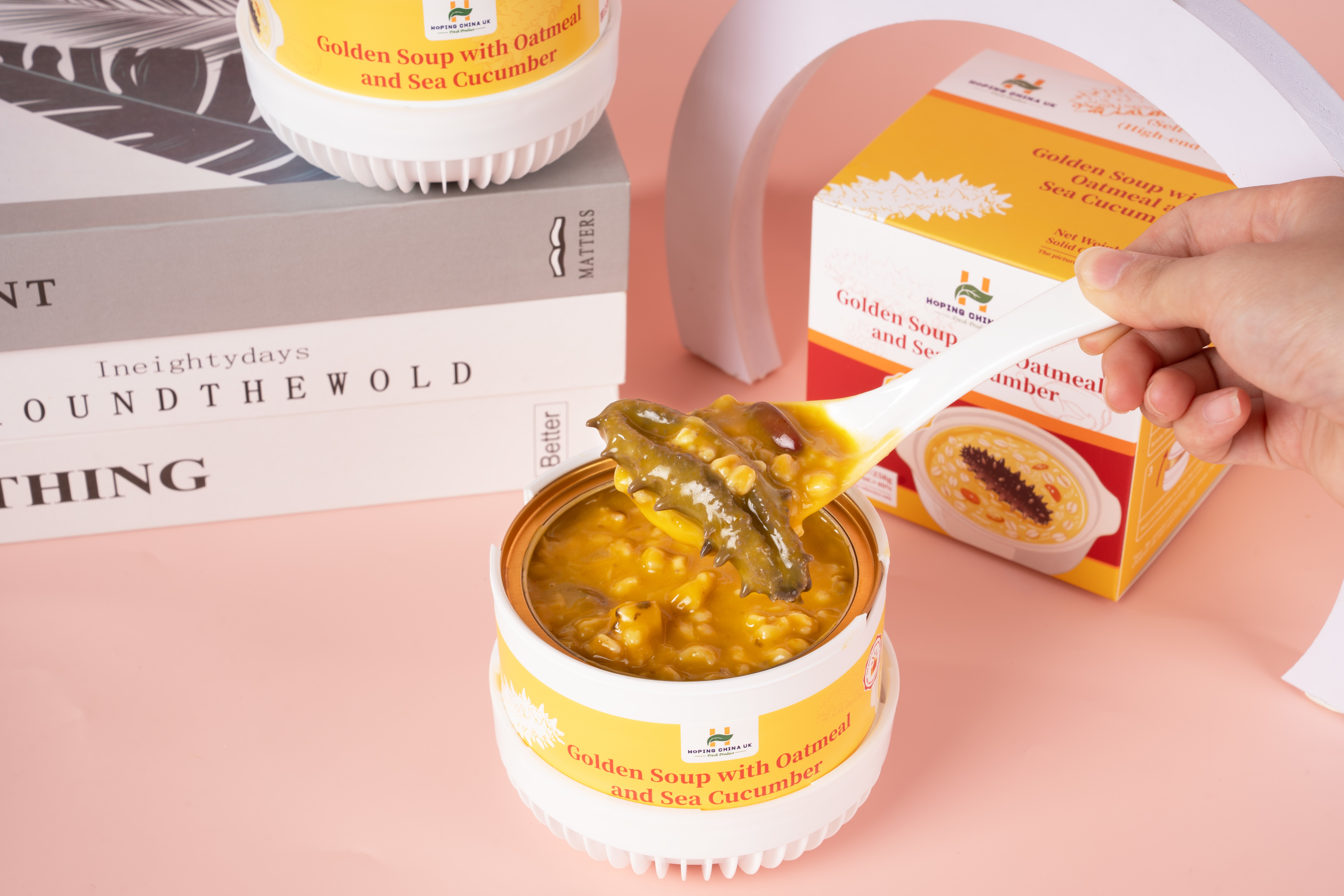 กรณีบริษัทล่าสุดเกี่ยวกับ ความหวังของจีน - โจ๊กซุปทองคำ โจ๊กปลาไหลทะเล