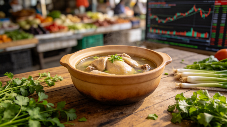 กรณีบริษัทล่าสุดเกี่ยวกับ การเติบโตของตลาดซุปไก่จีน: แนวโน้มทั่วโลก ข้อมูลประชากรผู้บริโภค และการคาดการณ์หมวดหมู่
