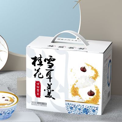 ซื้อ Osmanthus และฟองกี้ขาว ของหวาน กลิ่นหอมของ Osmanthus เต็มไปด้วยคอลลาเจน Tremella ออร์แกนิค การผลิตออนไลน์