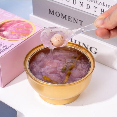 ราคาดี เสริมภูมิคุ้มกัน Dendrobium และ Tremella ของหวาน อาหารออร์แกนิคสด อาหารหลังอาหาร ของหวานเบา อาหารเช้า อาหารสํารองเบา ออนไลน์